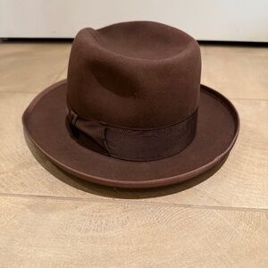 Vintage Royal Stetson Whippet 1950s Hat w/Box Size 7–Classic Fedora